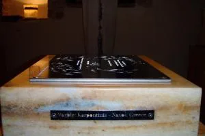 Underwater memorial of Jacques Yves Cousteau